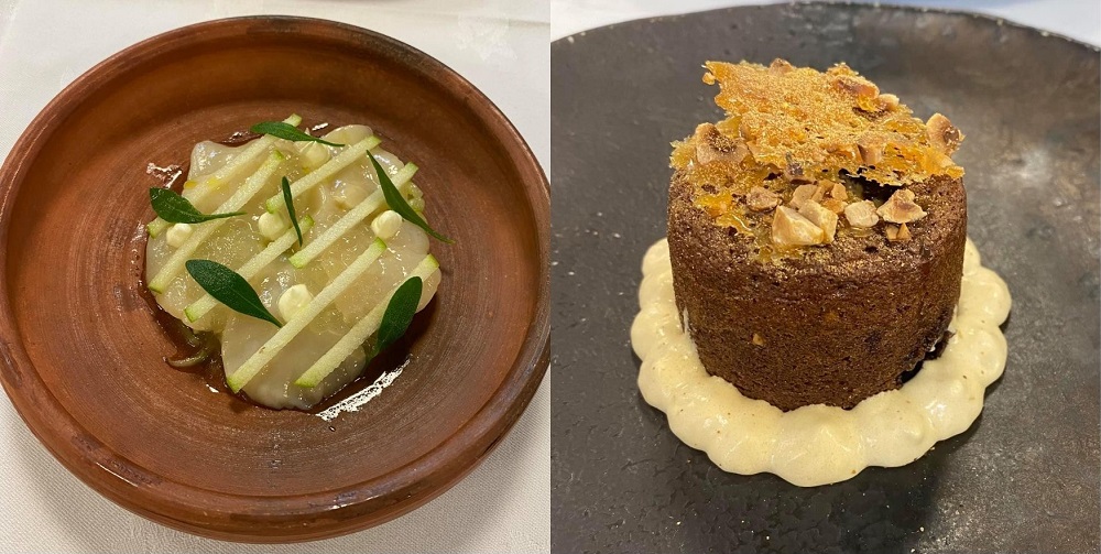 Finlay Laing's dishes for the 2021 Young Scottish Chef Of The Year competition