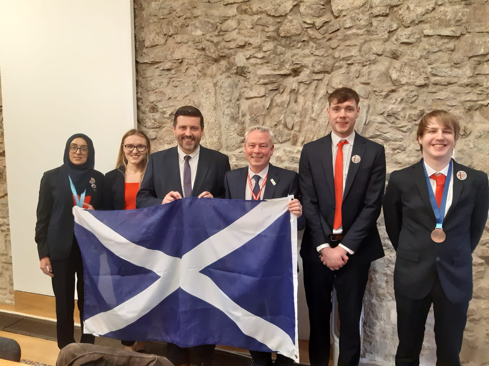 Skilled Scottish Stars Celebrated at Parliament following Global Success 