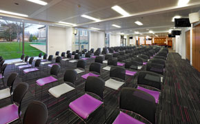 view of chairs in conference room