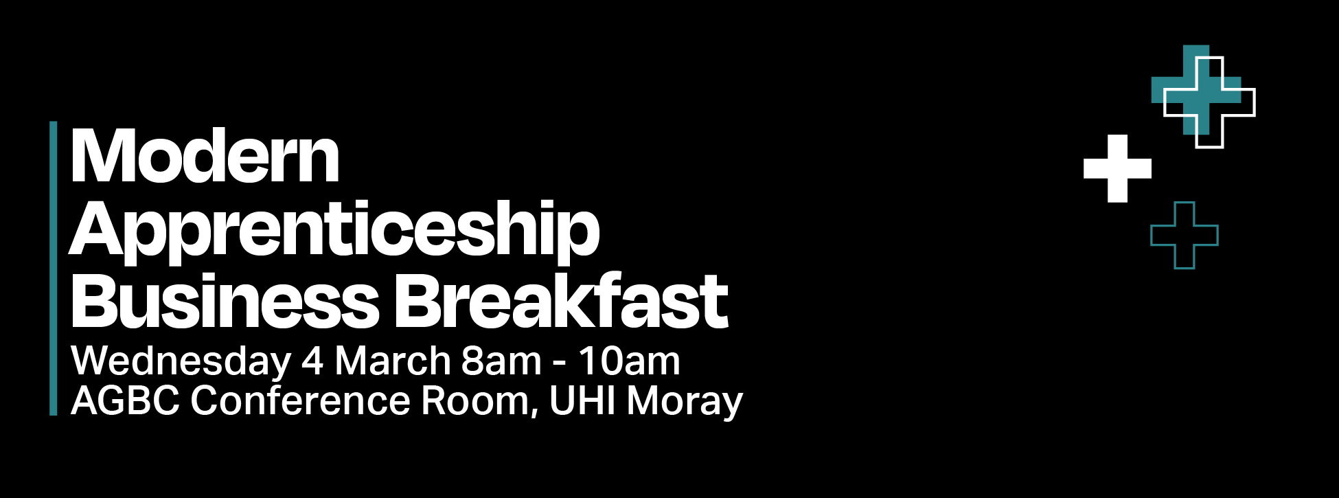 Graphic advertising a Business Breakfast