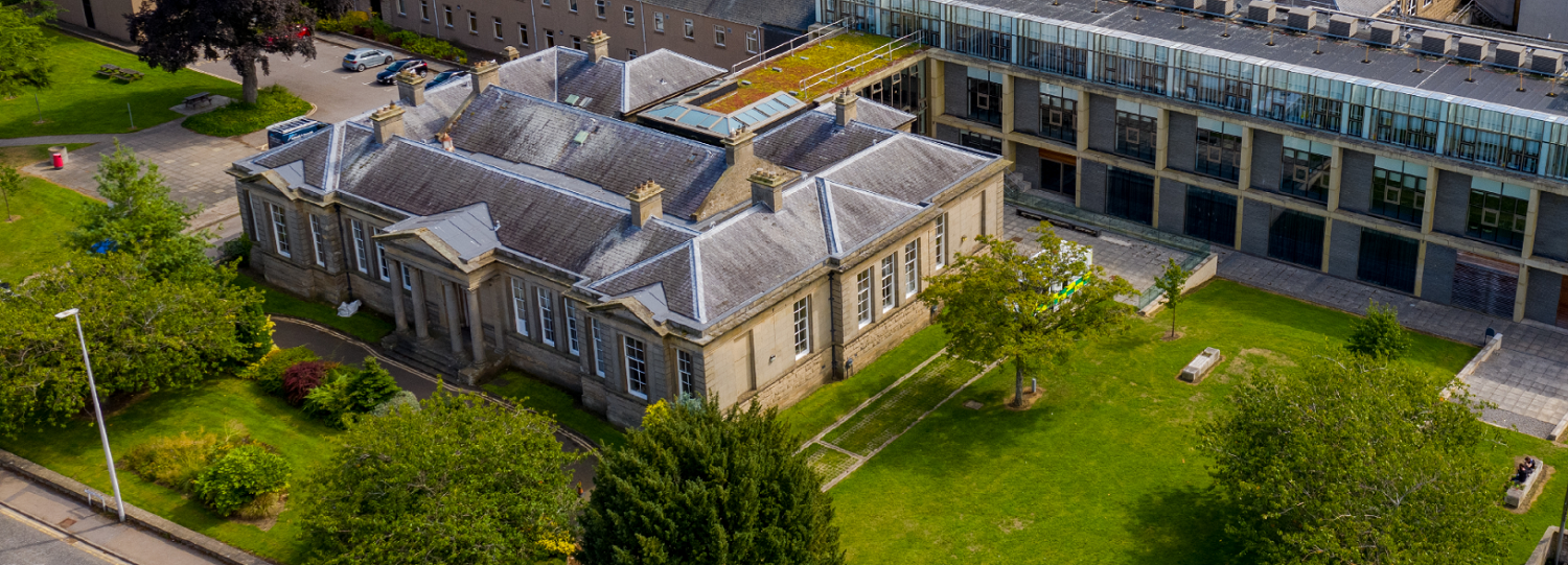 Aerial photo of our Moray Street Campus