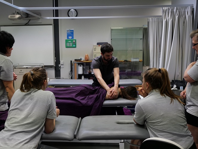 Scott, Integrative Healthcare Lecturer, teaching a class.jpg Scott, Integrative Healthcare Lecturer, teaching a class.jpg