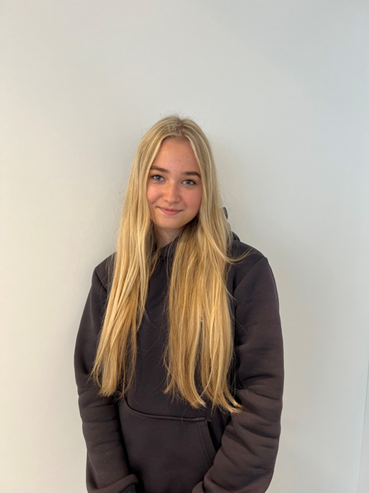 Photo of Dzenija, a femail Higher ESOL senior phase student Photo of Dzenija, a femail Higher ESOL senior phase student