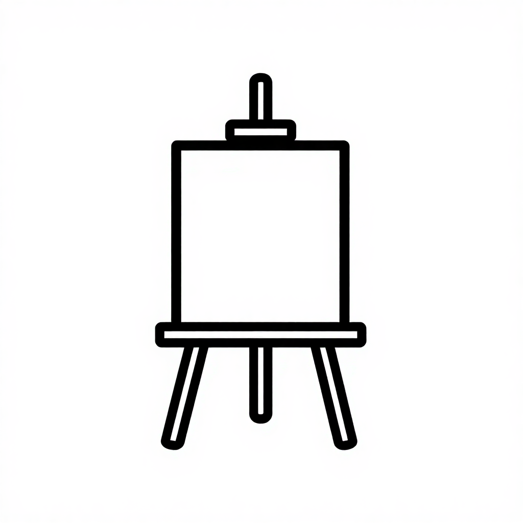 icon of an easel