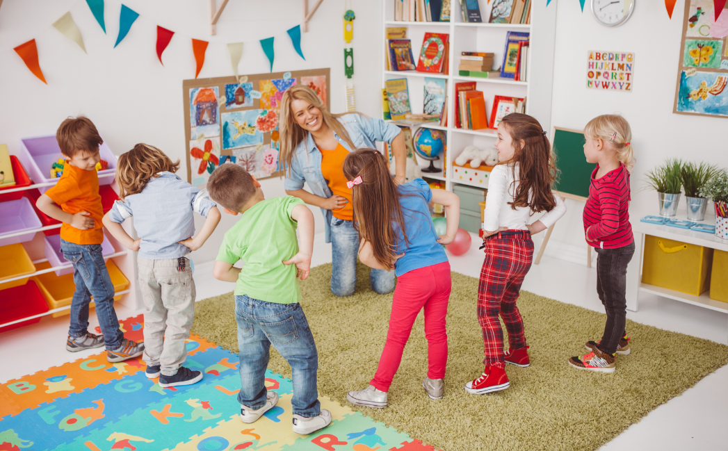 Children in a nursery Children in a nursery