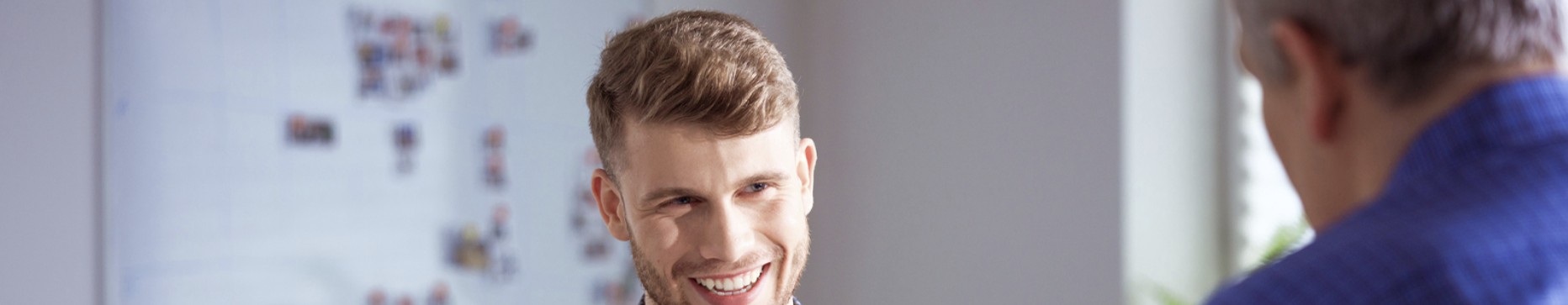 Student discussion with counsellor